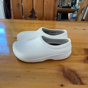 Crocs Unisex on The Clock Clog | Slip Resistant Work Shoes